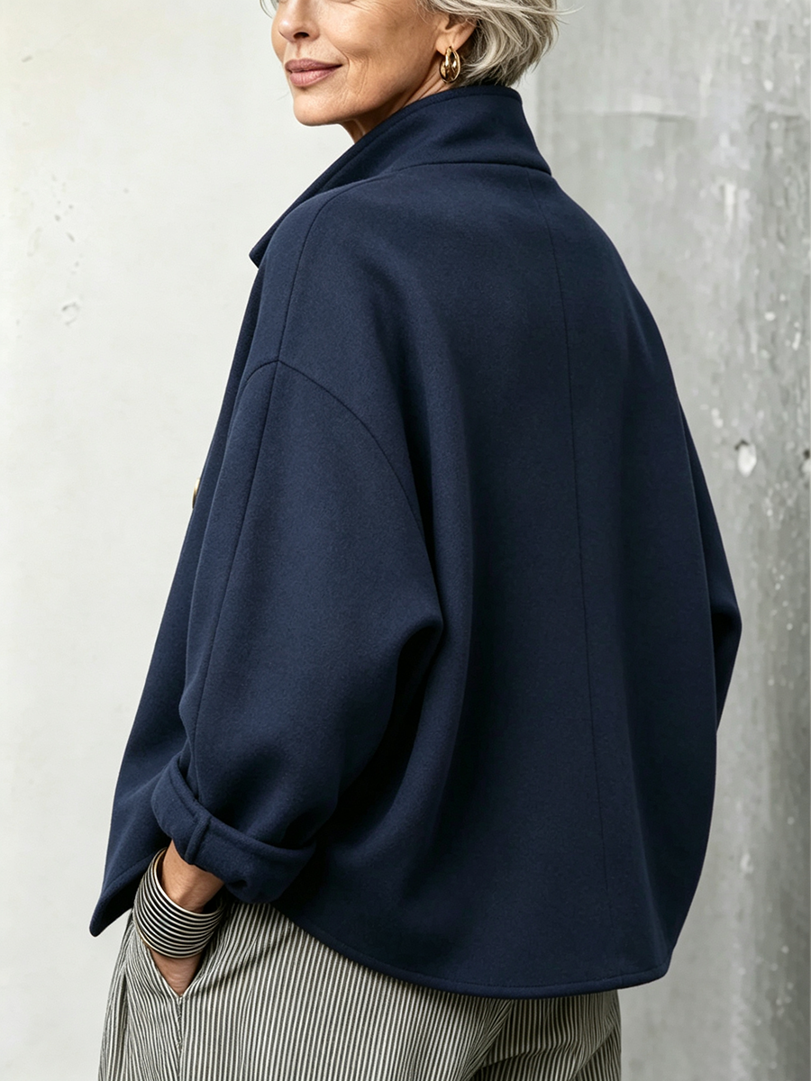🤲LAST DAY SAVE 49% ⏰Casual Asymmetrical Wool Blend Jacket
