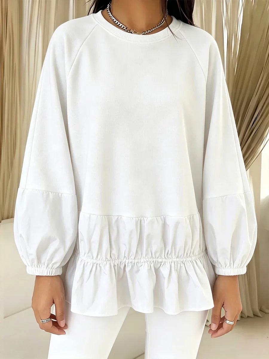 🤲LAST DAY SAVE 49% ⏰Casual Loose Sweatshirt With Lace Paneling