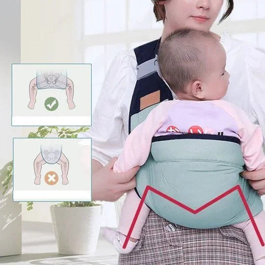 4-in-1 Breathable Baby Carrier – Comfortable Hands-Free Carrying for Parents