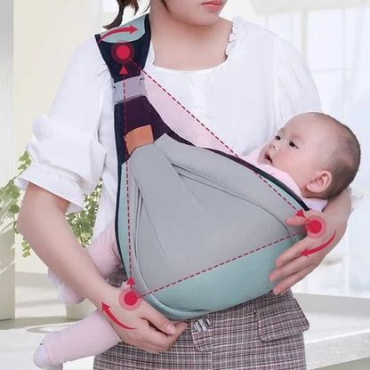 4-in-1 Breathable Baby Carrier – Comfortable Hands-Free Carrying for Parents