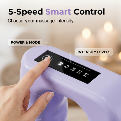 Portable Wearable Massage Device with Adjustable Strap
