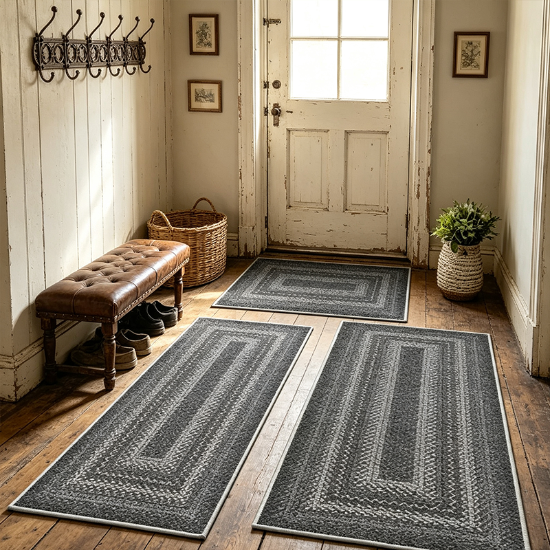 Elegant Non-Slip Kitchen Runner Rug