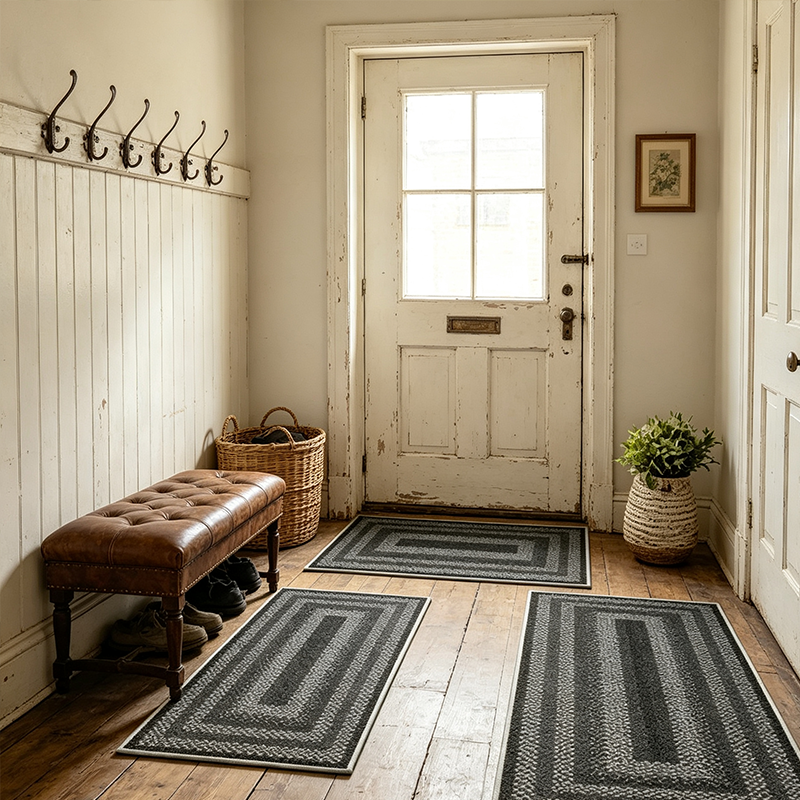 Elegant Non-Slip Kitchen Runner Rug