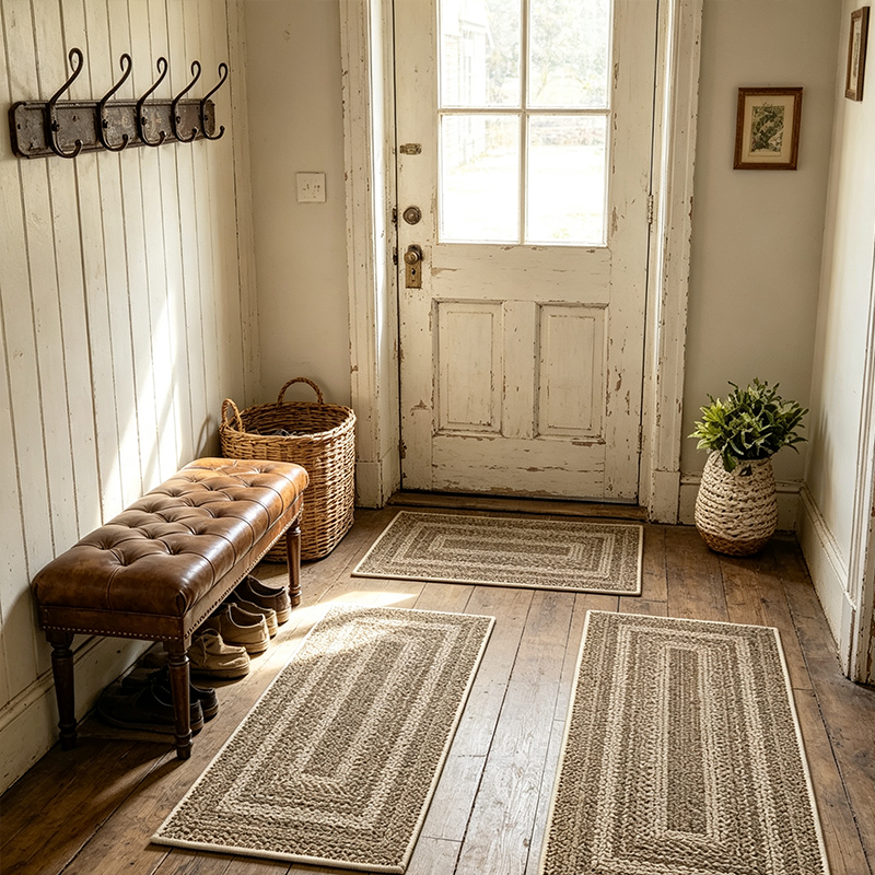 Elegant Non-Slip Kitchen Runner Rug