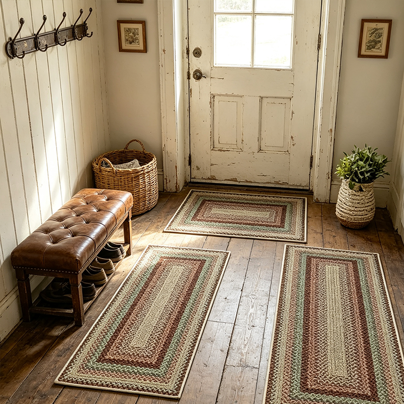 Elegant Non-Slip Kitchen Runner Rug