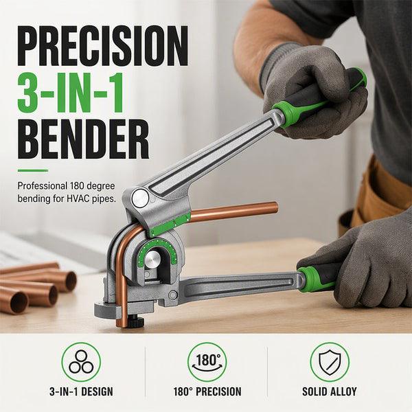 3-in-1 180° Manual Tubing Bender