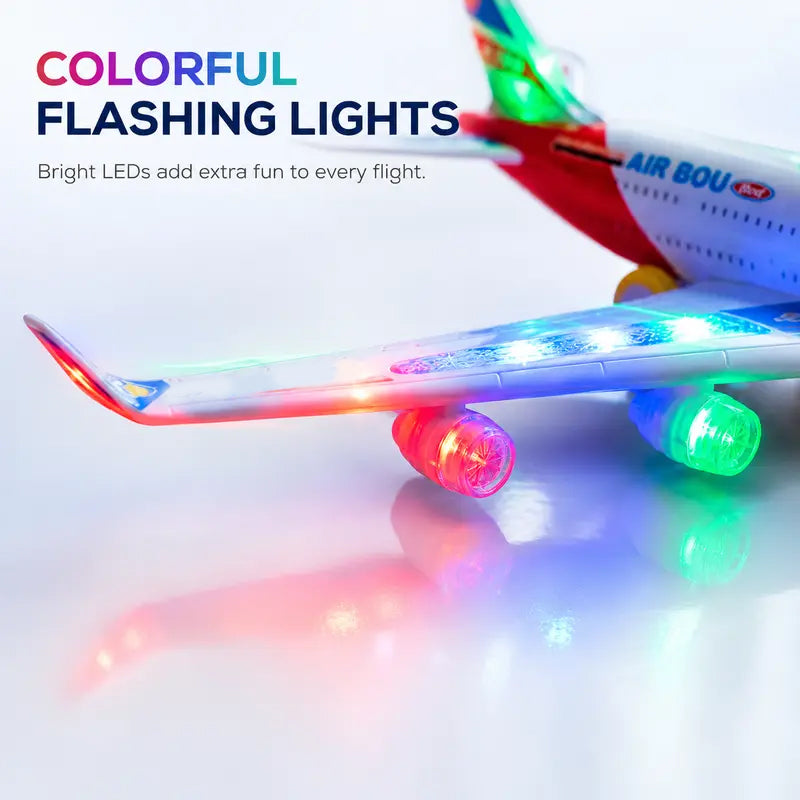 Electric Toy Airplane with Lights & Sounds