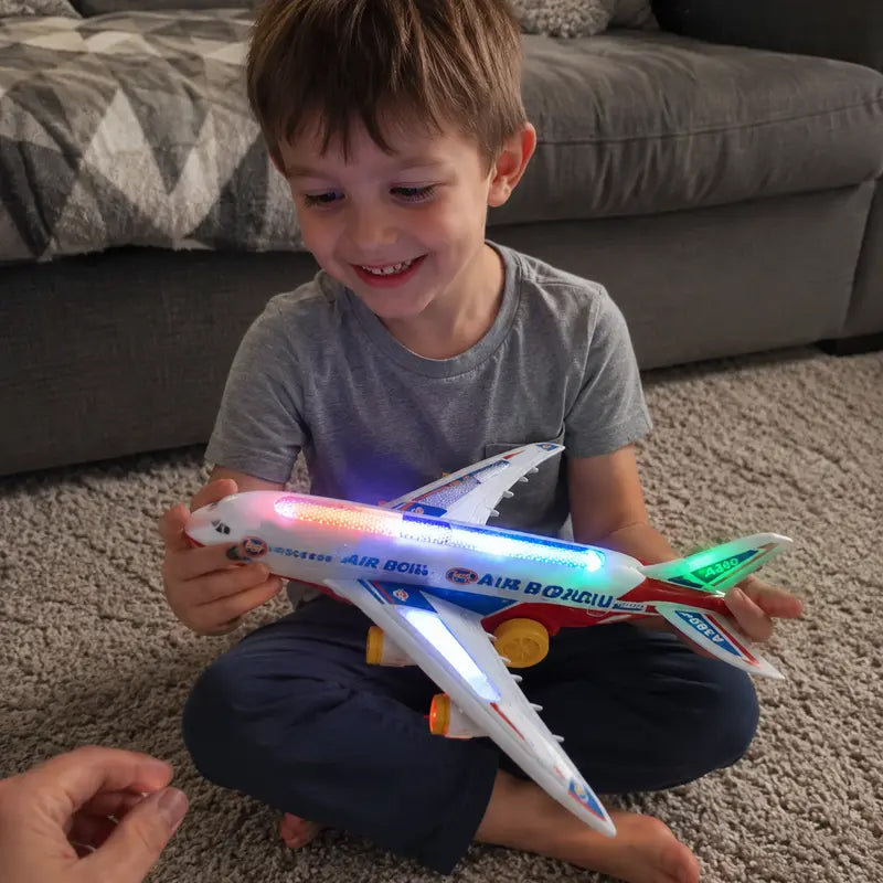 Electric Toy Airplane with Lights & Sounds