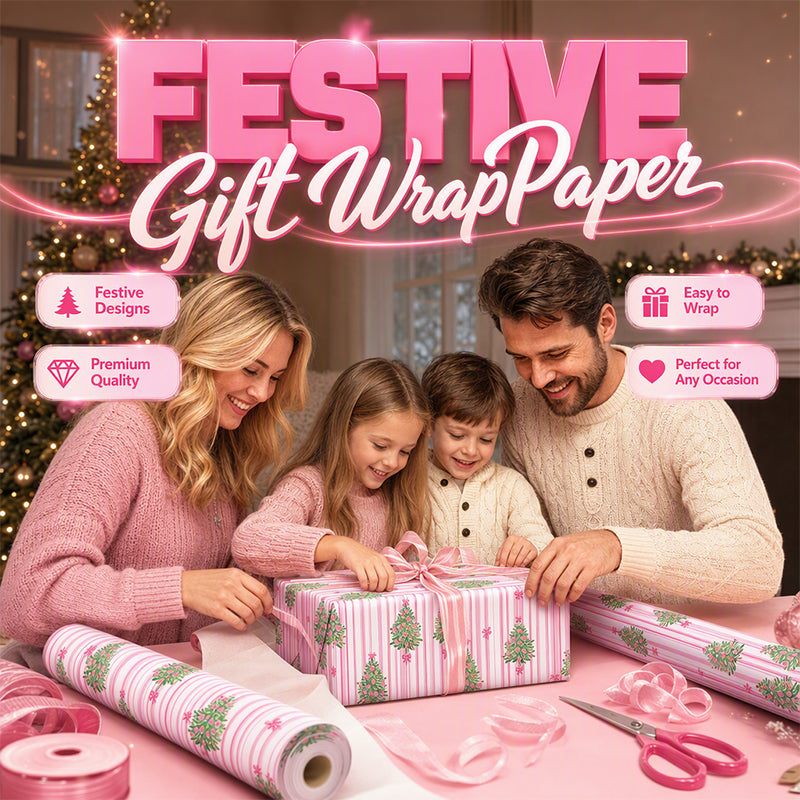 Christmas Wrapping Paper – Festive Gift Wrap for Holiday Presents