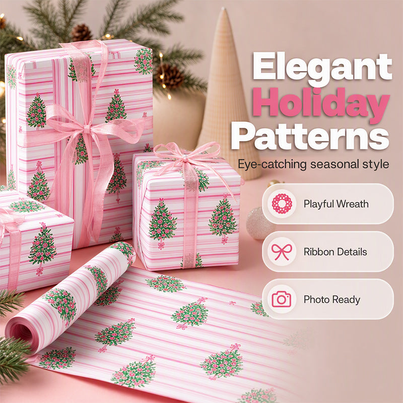 Christmas Wrapping Paper – Festive Gift Wrap for Holiday Presents