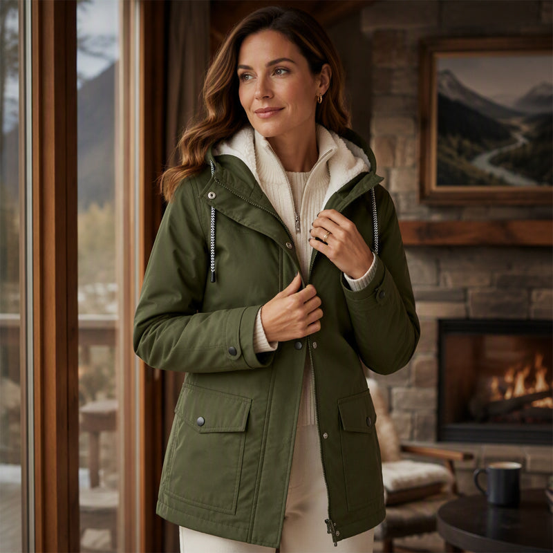 Women's Windproof Hooded Jacket | Lightweight Outdoor Casual Coat
