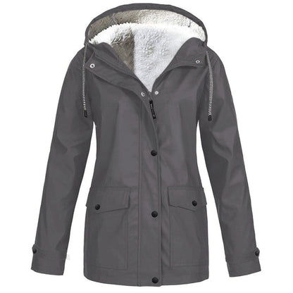 Women's Windproof Hooded Jacket | Lightweight Outdoor Casual Coat