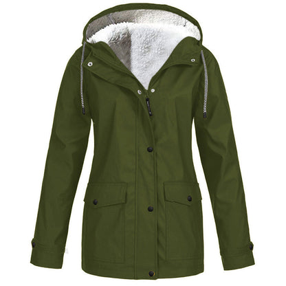 Women's Windproof Hooded Jacket | Lightweight Outdoor Casual Coat