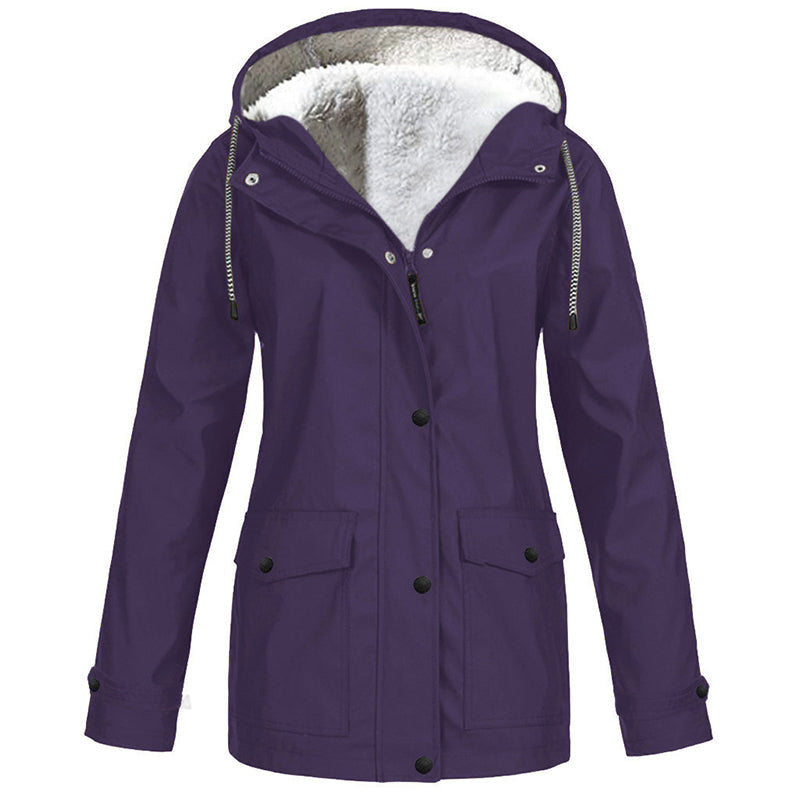 Women's Windproof Hooded Jacket | Lightweight Outdoor Casual Coat
