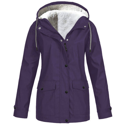 Women's Windproof Hooded Jacket | Lightweight Outdoor Casual Coat