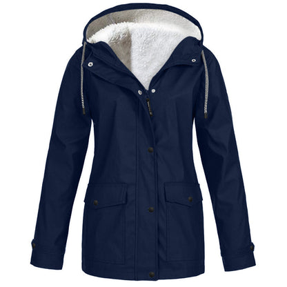 Women's Windproof Hooded Jacket | Lightweight Outdoor Casual Coat