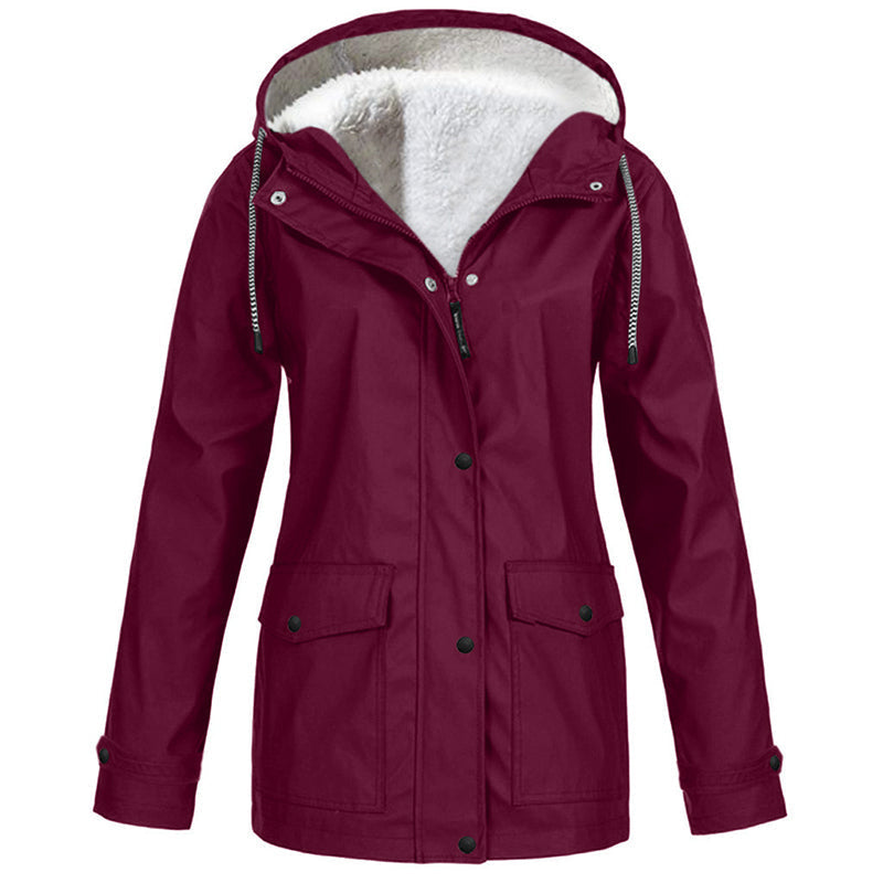 Women's Windproof Hooded Jacket | Lightweight Outdoor Casual Coat
