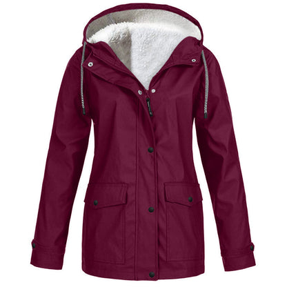 Women's Windproof Hooded Jacket | Lightweight Outdoor Casual Coat