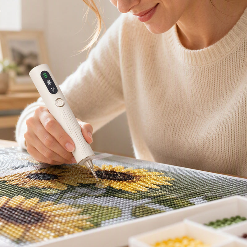 Rechargeable Electric Diamond Painting Pen | Smart Diamond Art Tool