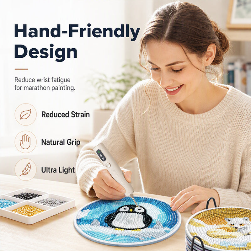Rechargeable Electric Diamond Painting Pen | Smart Diamond Art Tool
