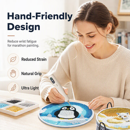 Rechargeable Electric Diamond Painting Pen | Smart Diamond Art Tool