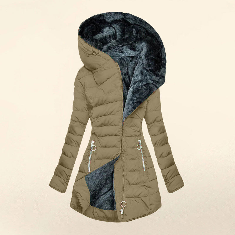 Over 80,000 buyers have already jumped in!Women's Fleece Lined Hooded Winter Coat