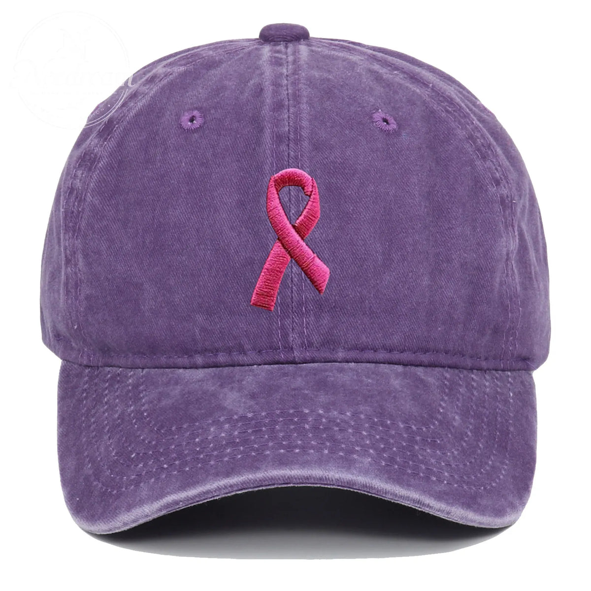 Pink October Breast Cancer Fans Embroidered Hat