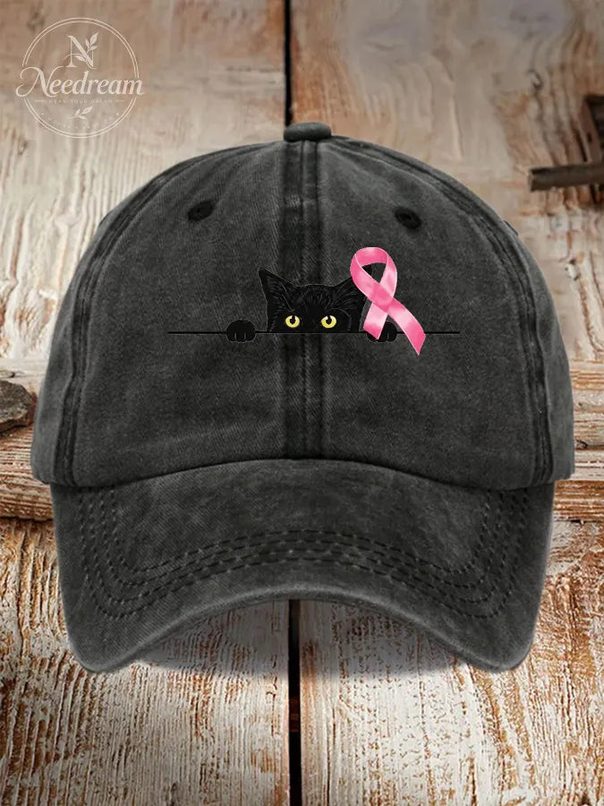 Unisex Breast cancer awareness Printed Baseball Cap