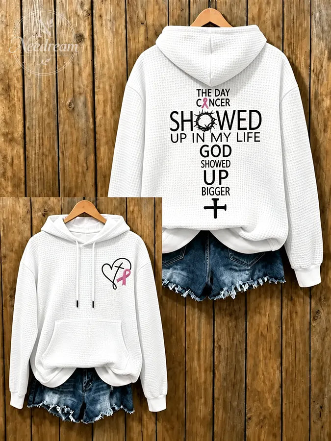 Women'S Breast Cancer Printed Hoodie