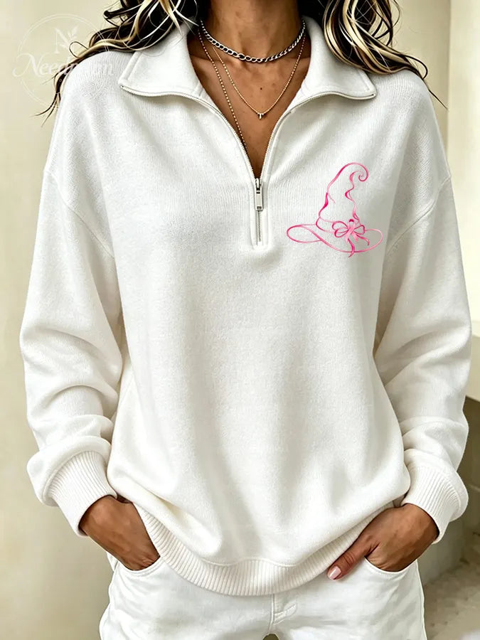 Women's Breast cancer awareness Zip-Up Sweatshirt