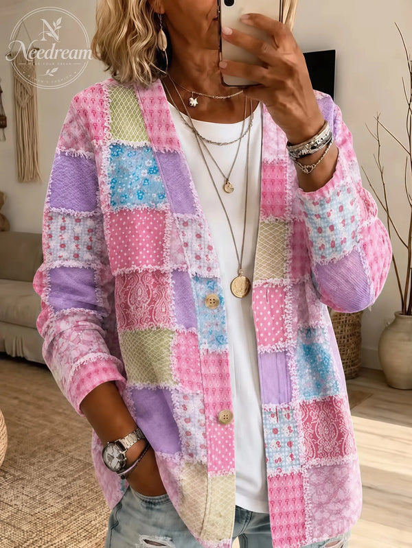 Women's Casual Long-Sleeve Button-Front Cardigan
