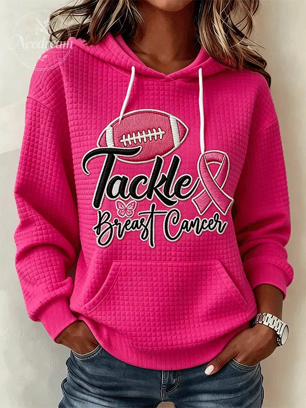 Women's Tackle Breast Cancer Football Hoodie