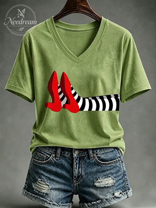 Women's Witch Print T-shirt