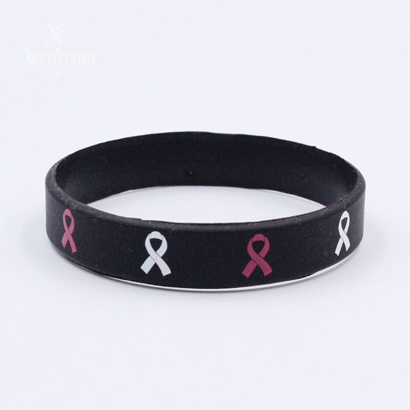 Breast Cancer Awareness Silicone Bracelet