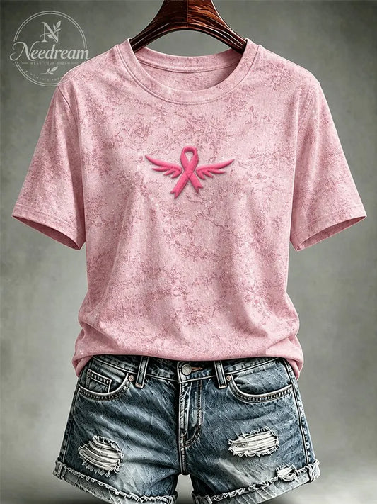 Women's Casual Relief Art T-shirt
