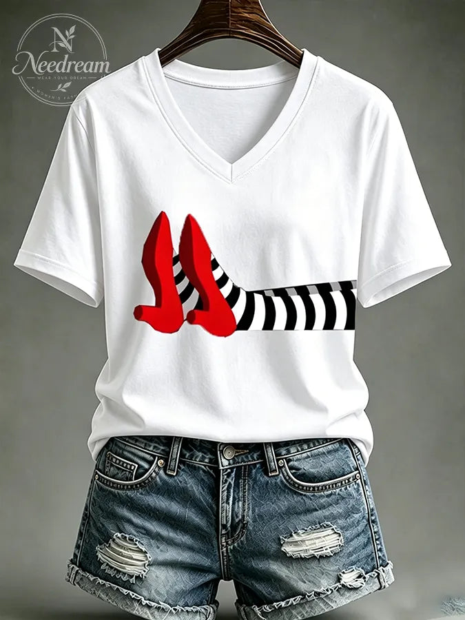 Women's Witch Print T-shirt