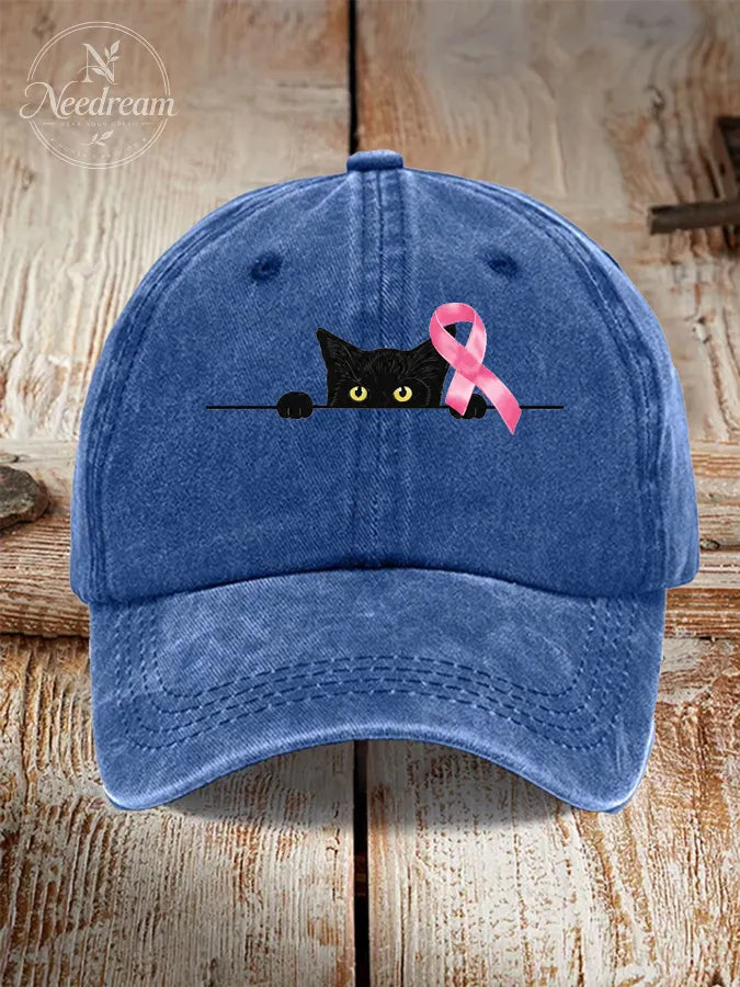 Unisex Breast cancer awareness Printed Baseball Cap