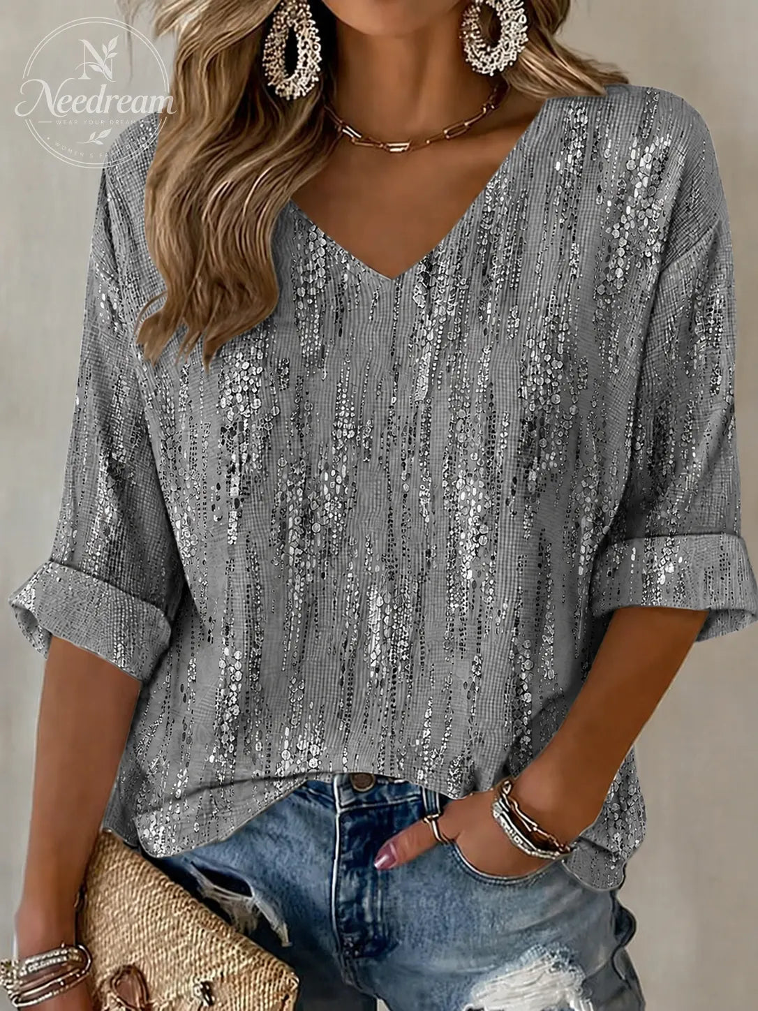Women'S Breast Cancer Awareness Prevention Printed Casual Top