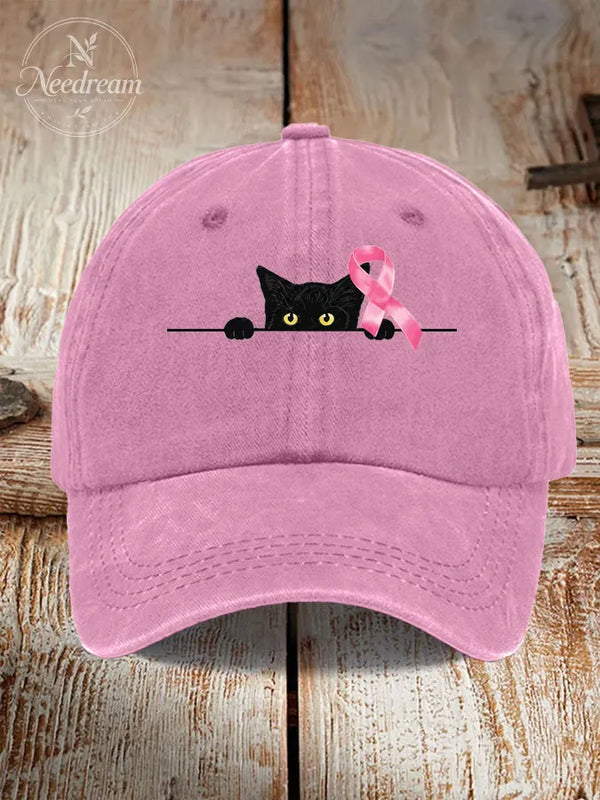 Unisex Breast cancer awareness Printed Baseball Cap