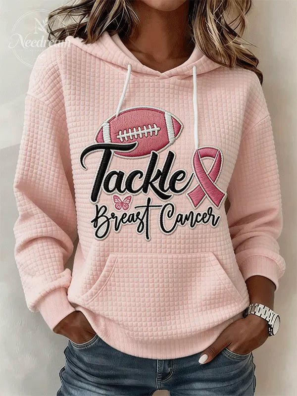 Women's Tackle Breast Cancer Football Hoodie