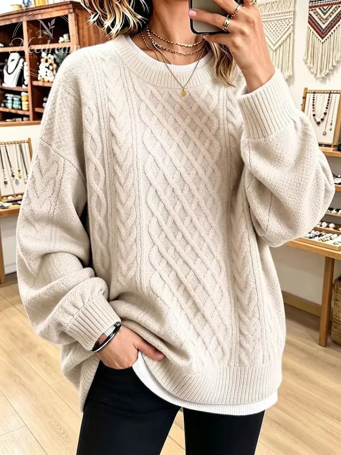 Women Abstract Crew Neck Printing Casual Spring/Fall Long Sleeve Sweatshirt