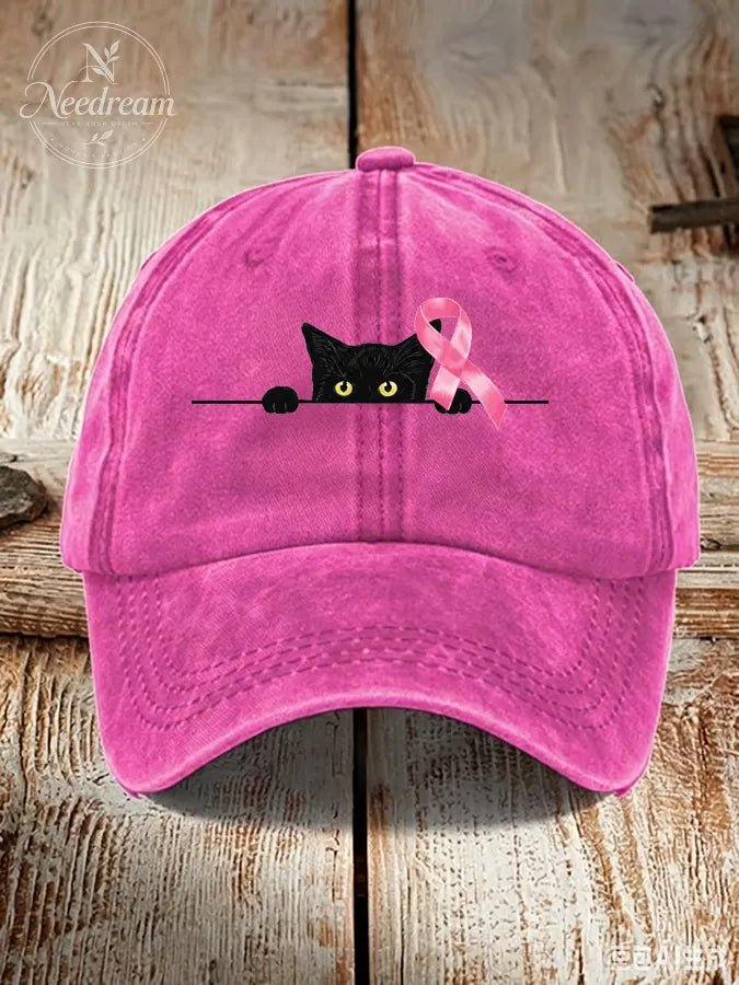 Unisex Breast cancer awareness Printed Baseball Cap