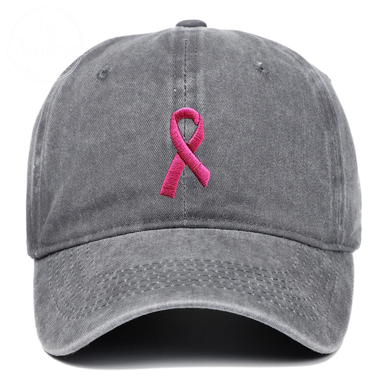 Pink October Breast Cancer Fans Embroidered Hat