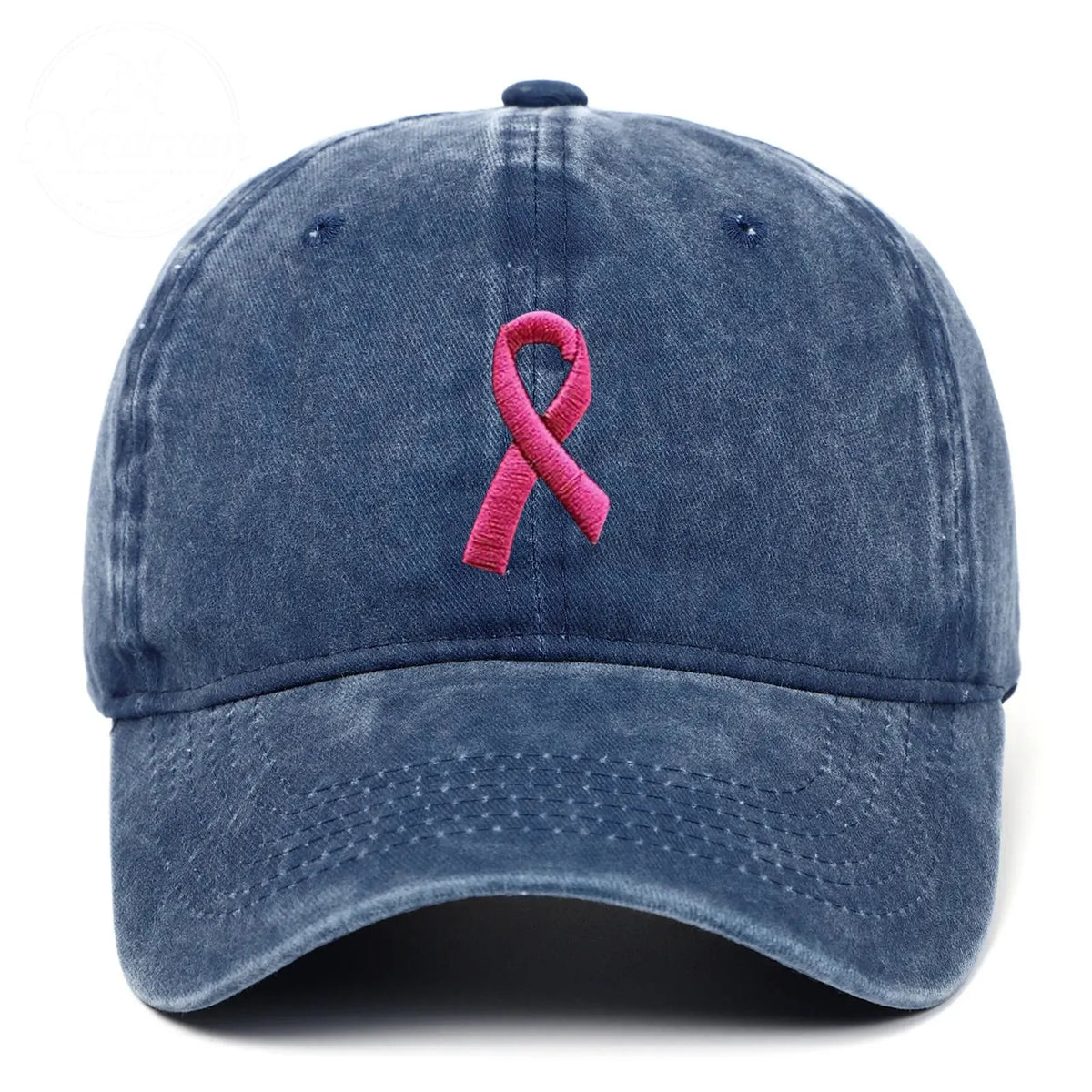 Pink October Breast Cancer Fans Embroidered Hat