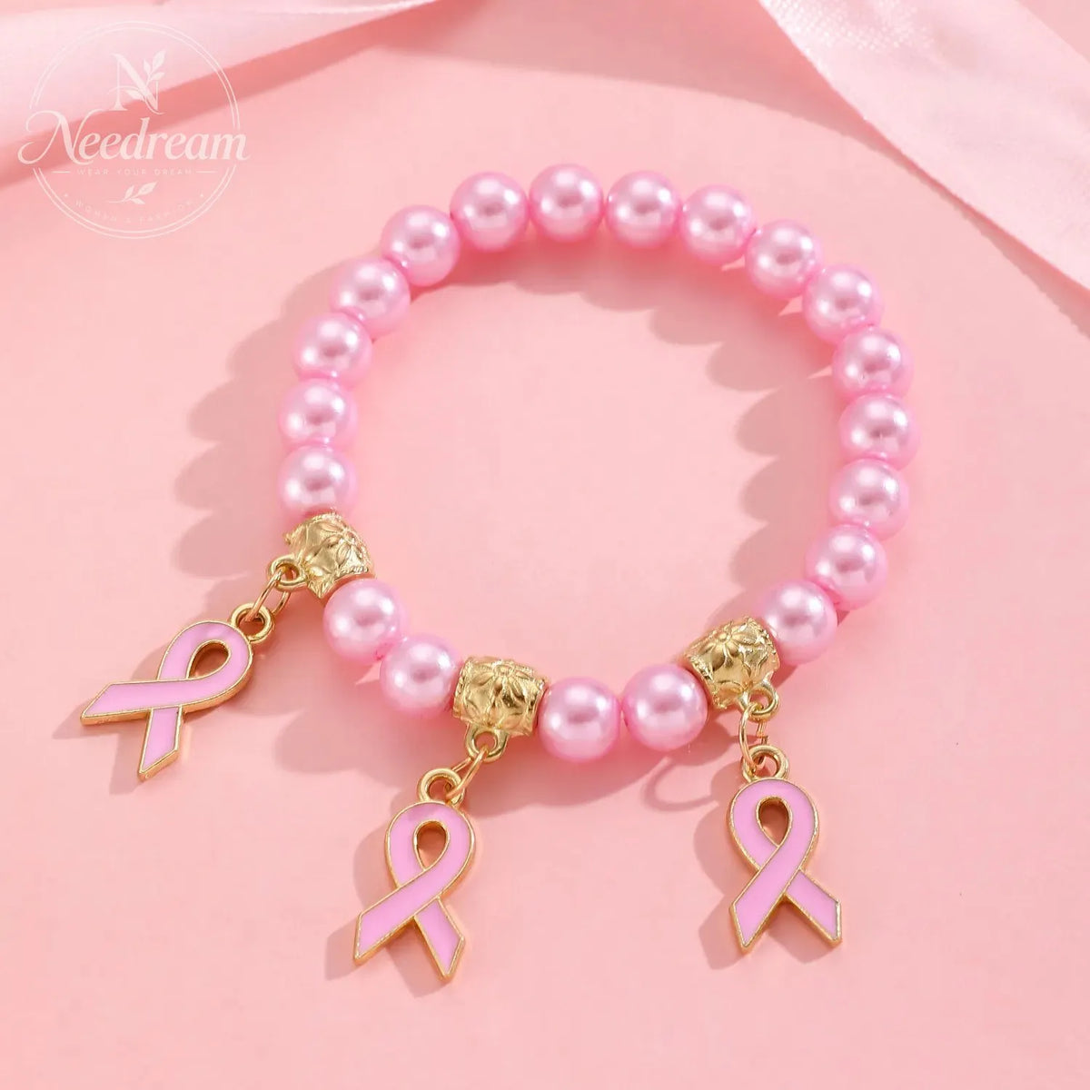AIDS Breast Prevention Badge Necklace