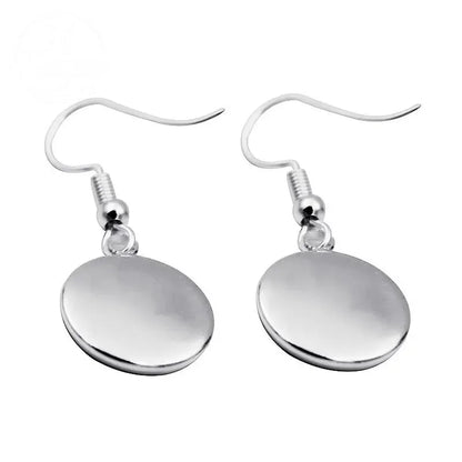 Pink Ribbon Time Gem Earrings