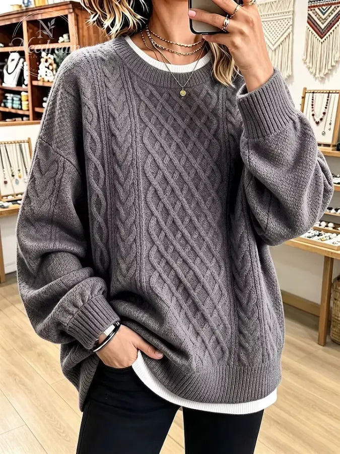 Women Abstract Crew Neck Printing Casual Spring/Fall Long Sleeve Sweatshirt