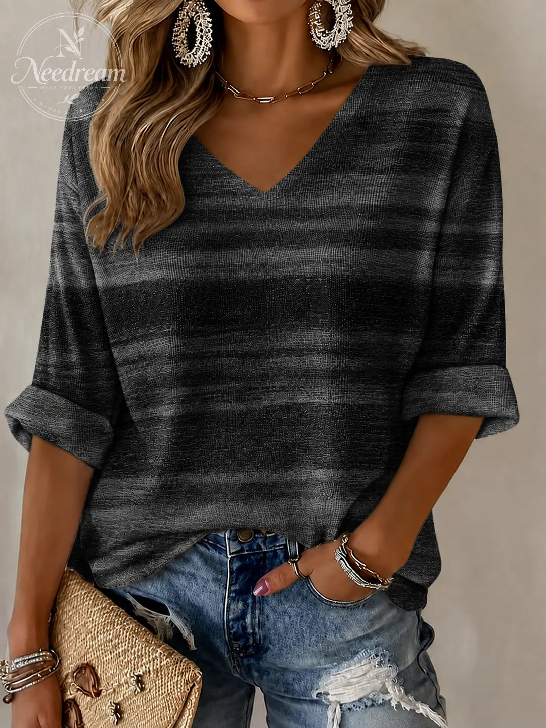 Women'S Breast Cancer Awareness Publicity Print Casual Top